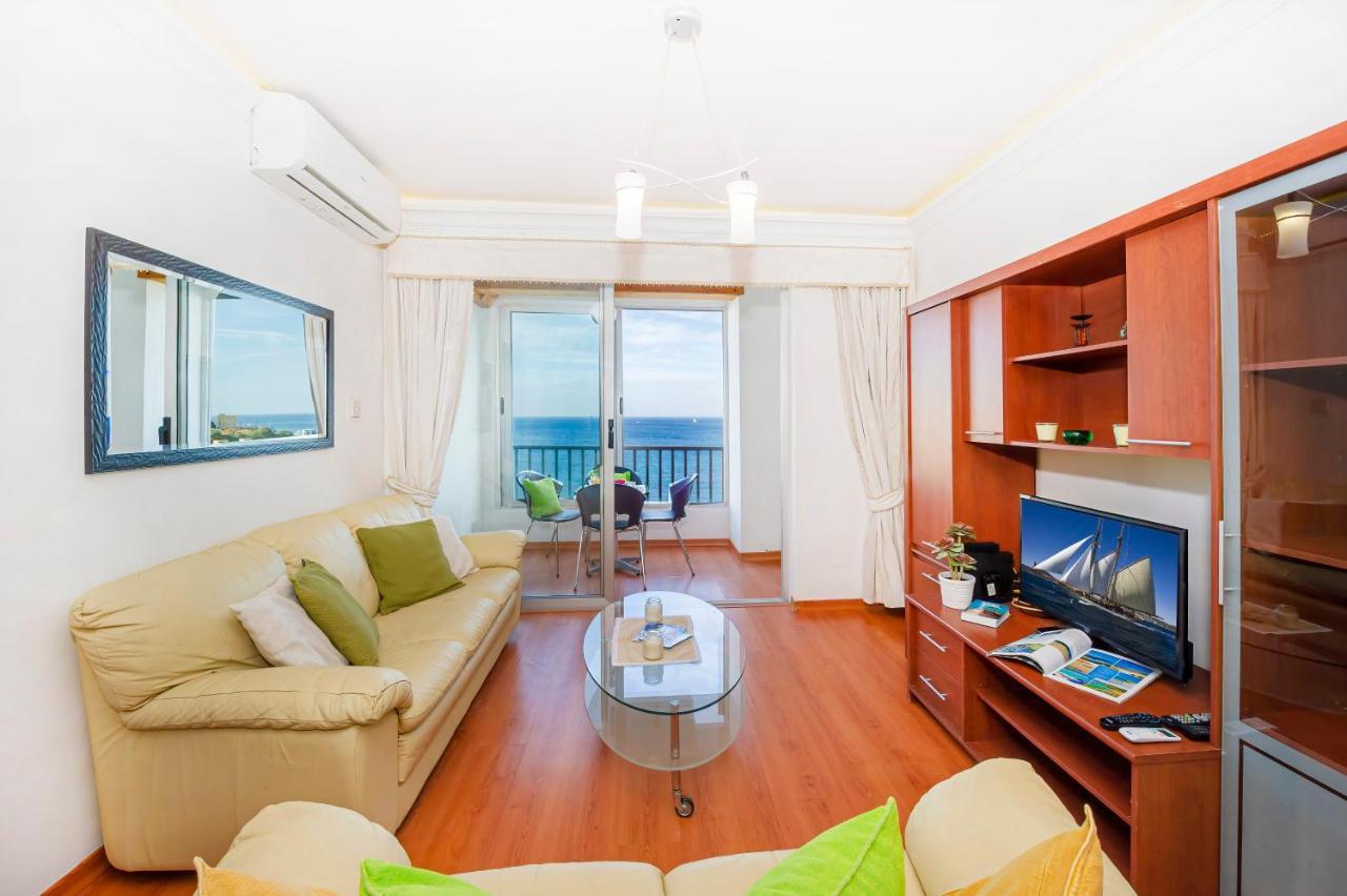 Spinola Bay Top Floor Seafront 3 Bedroom Apartment With Panoramic Sea Views - By Getawaysmalta Saint Julian's Eksteriør billede
