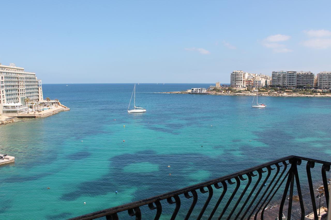 Spinola Bay Top Floor Seafront 3 Bedroom Apartment With Panoramic Sea Views - By Getawaysmalta Saint Julian's Eksteriør billede
