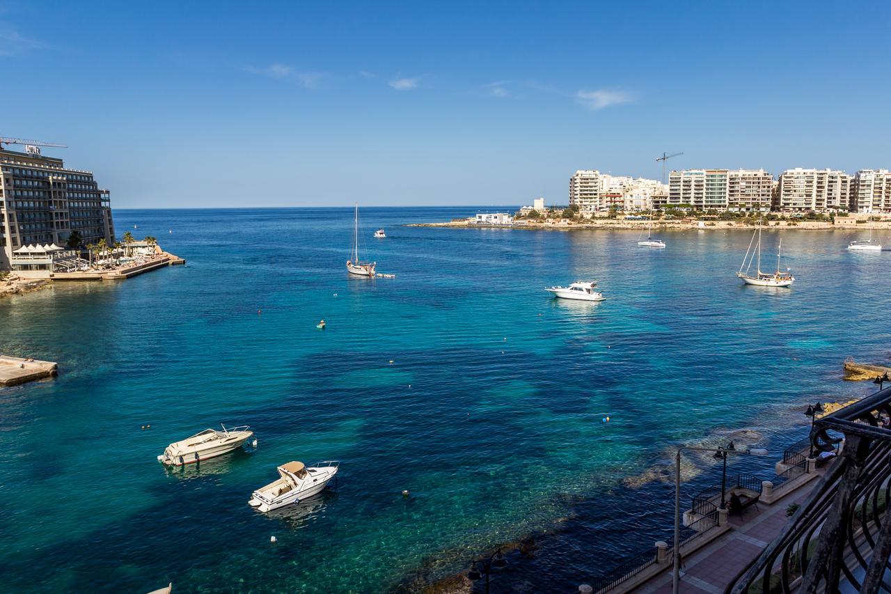 Spinola Bay Top Floor Seafront 3 Bedroom Apartment With Panoramic Sea Views - By Getawaysmalta Saint Julian's Eksteriør billede