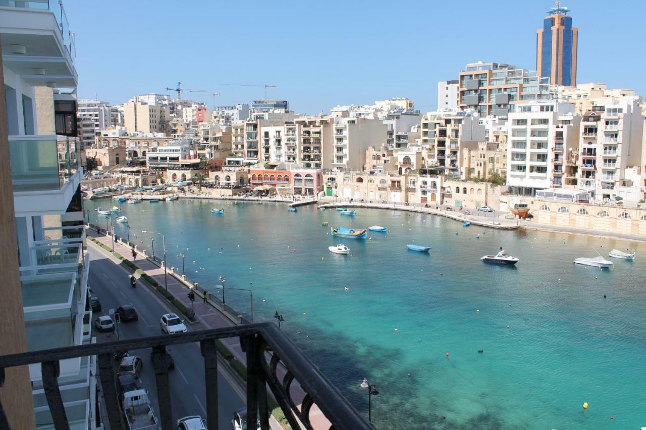 Spinola Bay Top Floor Seafront 3 Bedroom Apartment With Panoramic Sea Views - By Getawaysmalta Saint Julian's Eksteriør billede